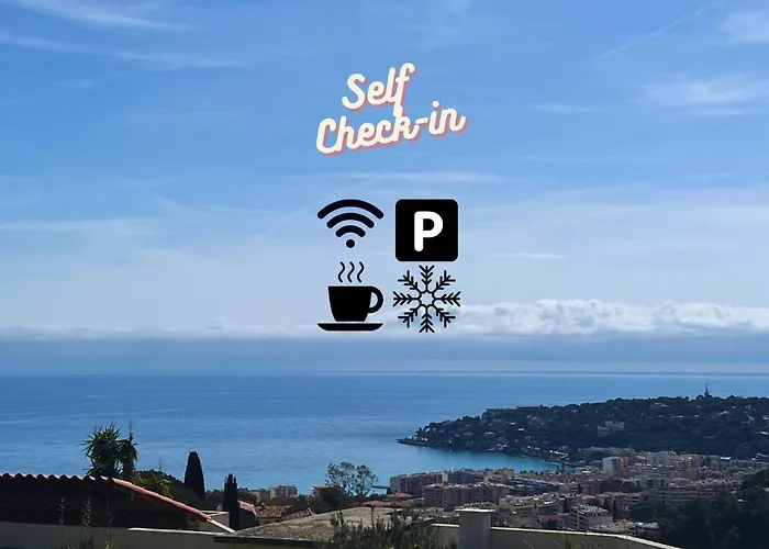 Le Best View, Climatise Vue Mer Panoramique, Parking Gratuit, Wifi